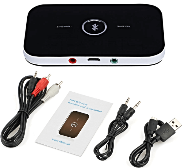 Bluetooth Transmitter & Receiver 3.5Mm Audio Cable 2-In-1 Wireless Adapter For Headphone Speaker Online Sale